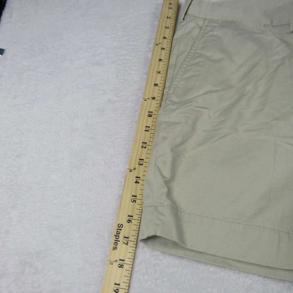 Polo Ralph Lauren Chino Shorts Mens 42 Tan Khaki Excellent Cotton Flat Front